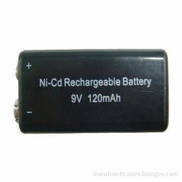 9V Ni-MH Rechargeable Battery, Customized Labels and Colors are Accepted